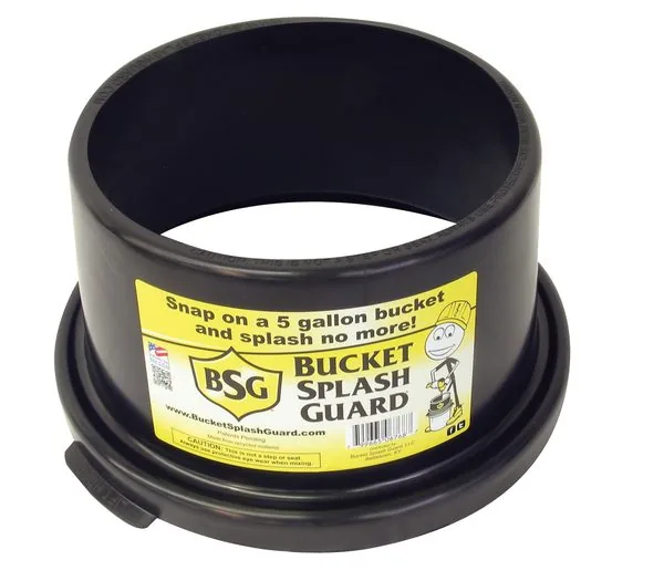 Bucket Splash Guard for 5-gallon bucket